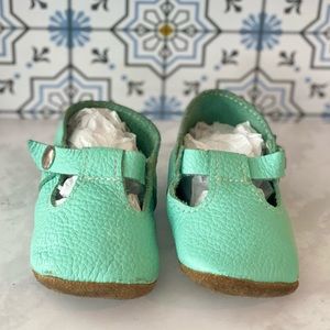 Mon Petit T-Strap Bright Green Sz 4